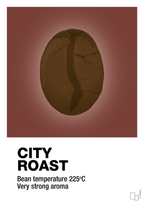 plakat: city roast - red pepper-Kaffe-A1two3
