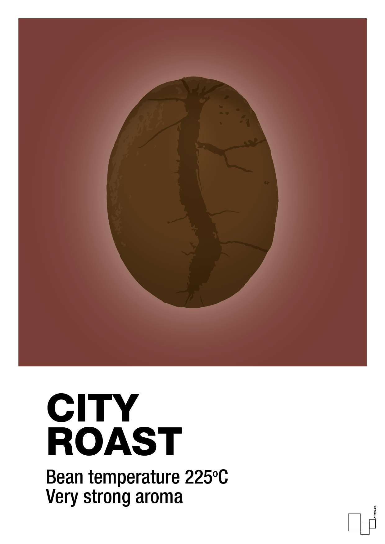 plakat: city roast - red pepper-Kaffe-A1two3