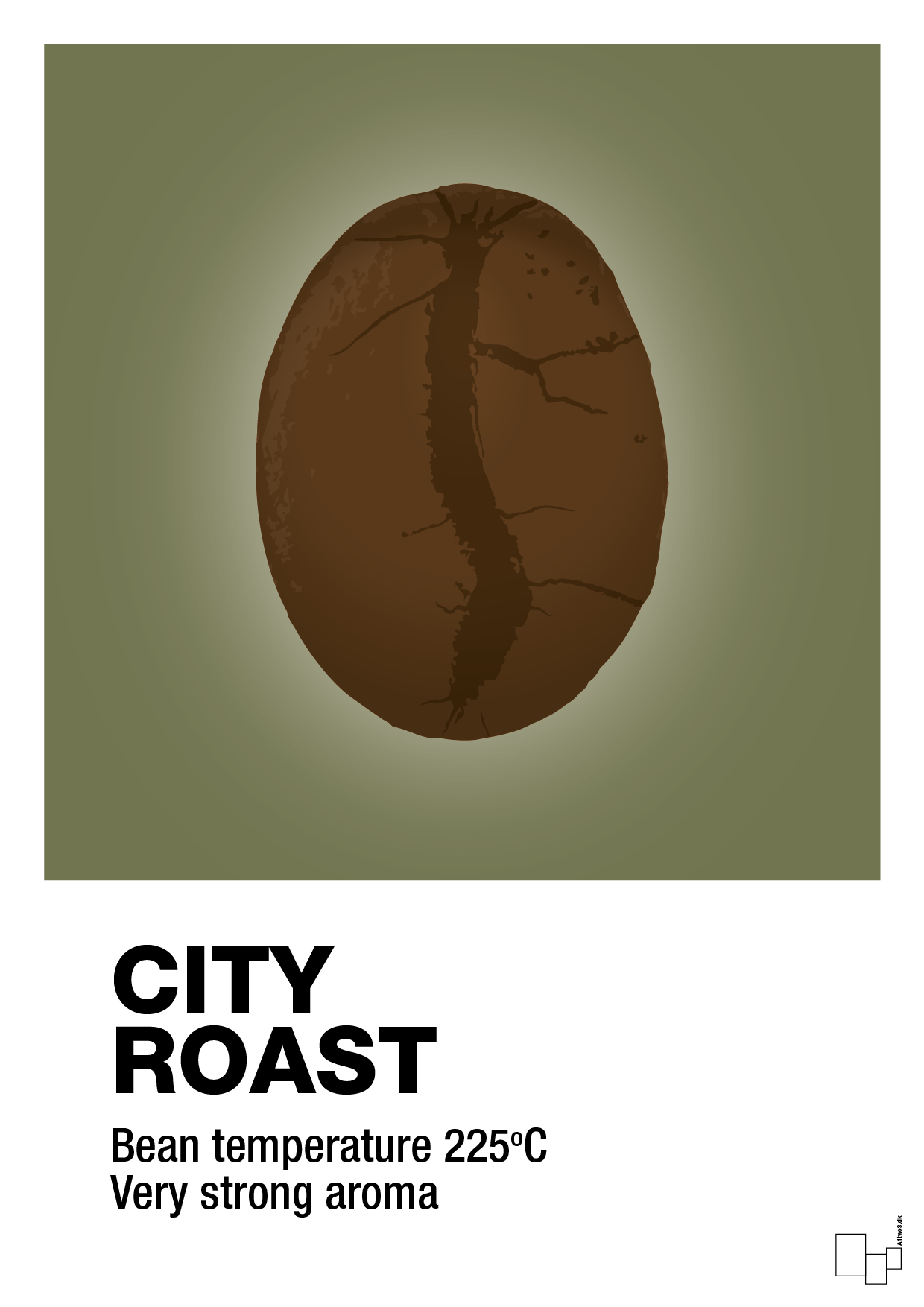 plakat: city roast - secret meadow-Kaffe-A1two3