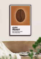plakat: city roast - lapis blue-Kaffe-A1two3