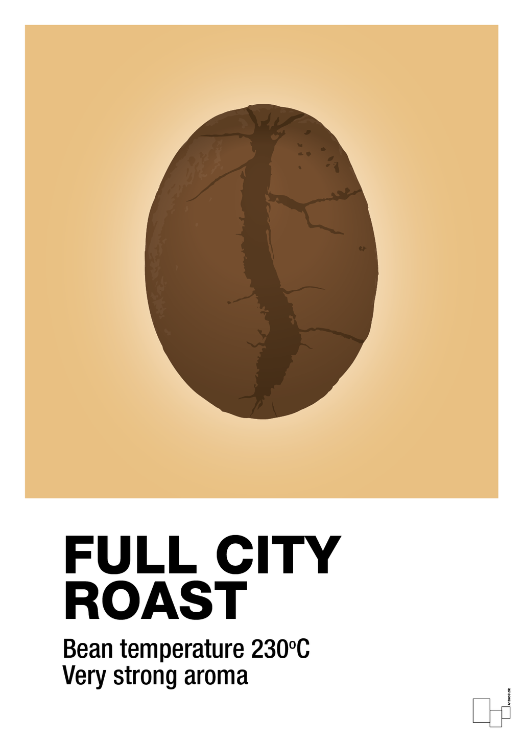 plakat: full city roast - charismatic-Kaffe-A1two3