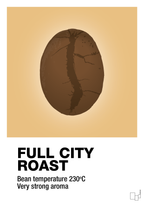 plakat: full city roast - charismatic-Kaffe-A1two3