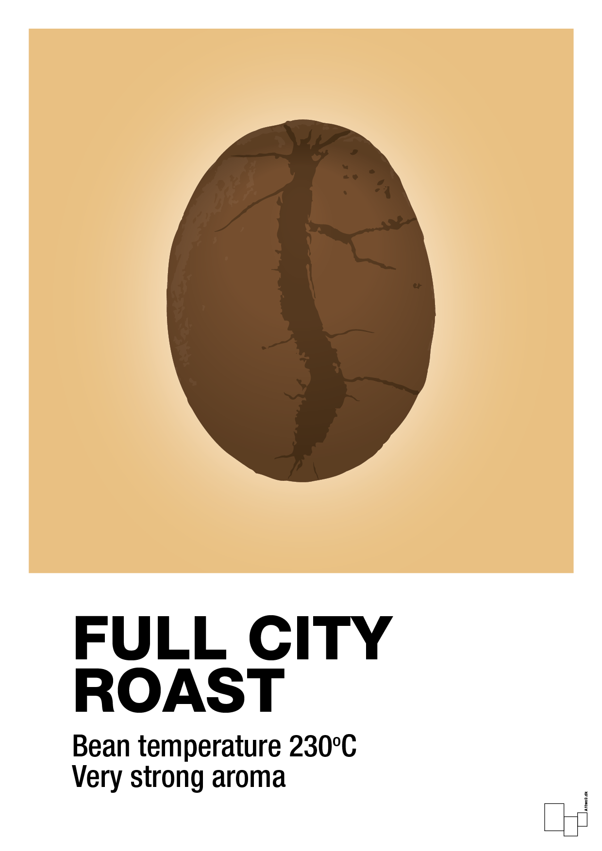 plakat: full city roast - charismatic-Kaffe-A1two3