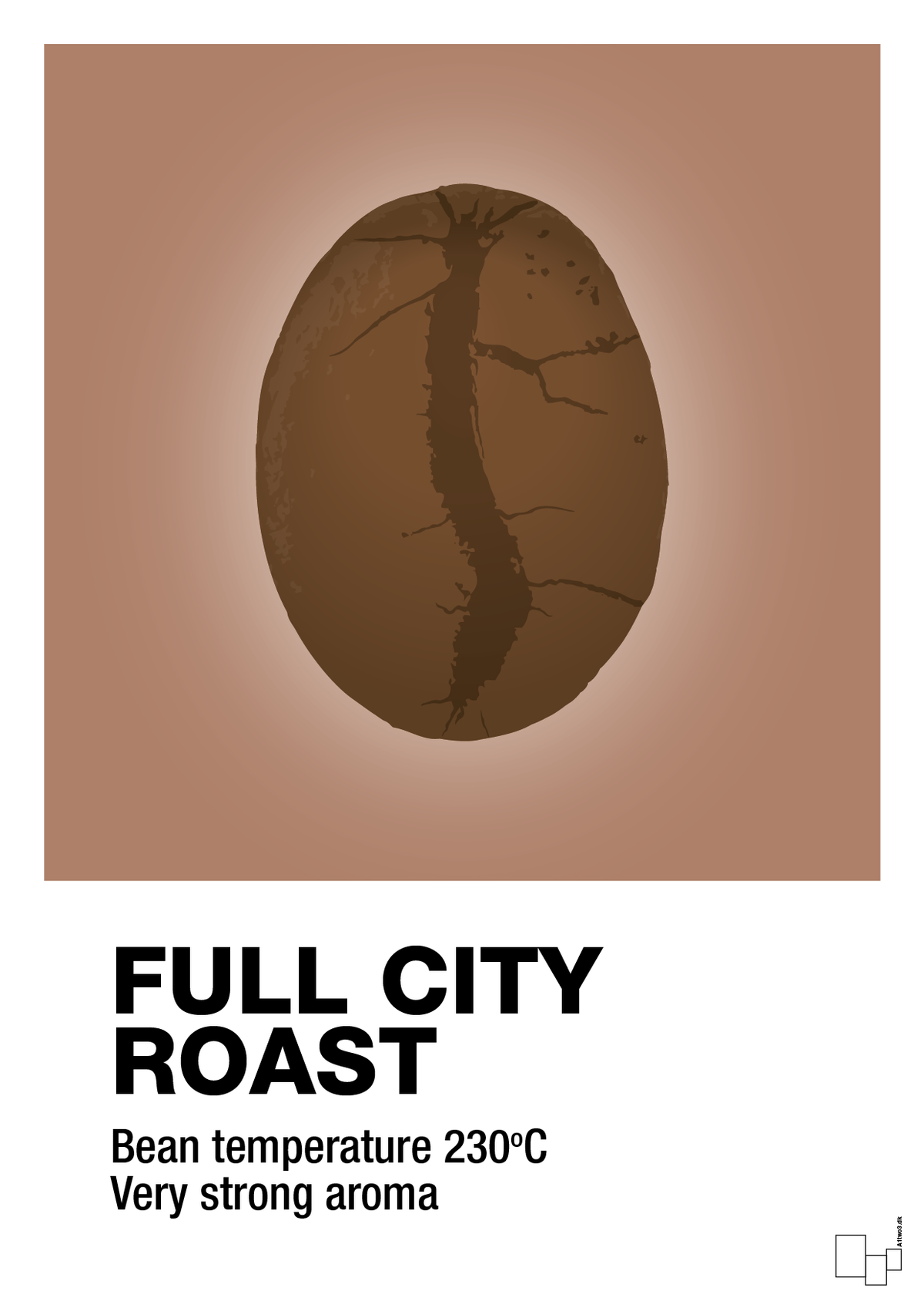 plakat: full city roast - cider spice-Kaffe-A1two3