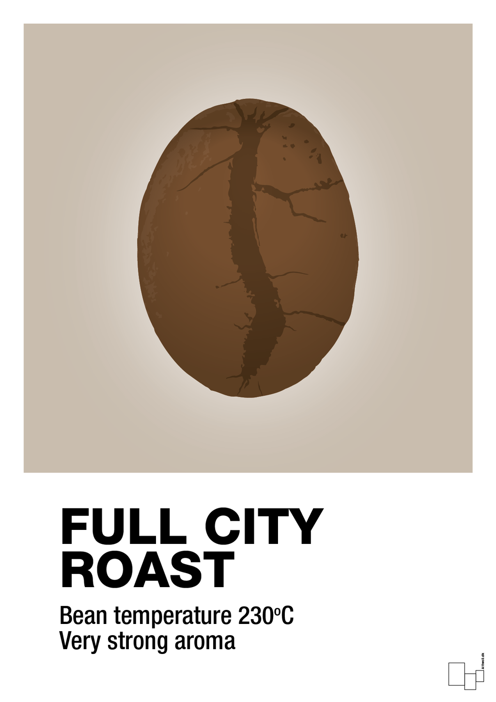 plakat: full city roast - creamy mushroom-Kaffe-A1two3