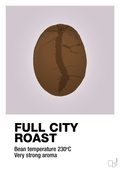 plakat: full city roast - dusty lilac-Kaffe-A1two3