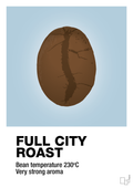 plakat: full city roast - heavenly blue-Kaffe-A1two3