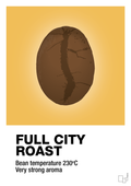 plakat: full city roast - honeycomb-Kaffe-A1two3