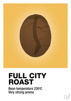 plakat: full city roast - honeycomb-Kaffe-A1two3