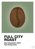 plakat: full city roast - jade-Kaffe-A1two3
