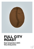 plakat: full city roast - light drizzle-Kaffe-A1two3