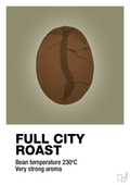 plakat: full city roast - misty forrest-Kaffe-A1two3