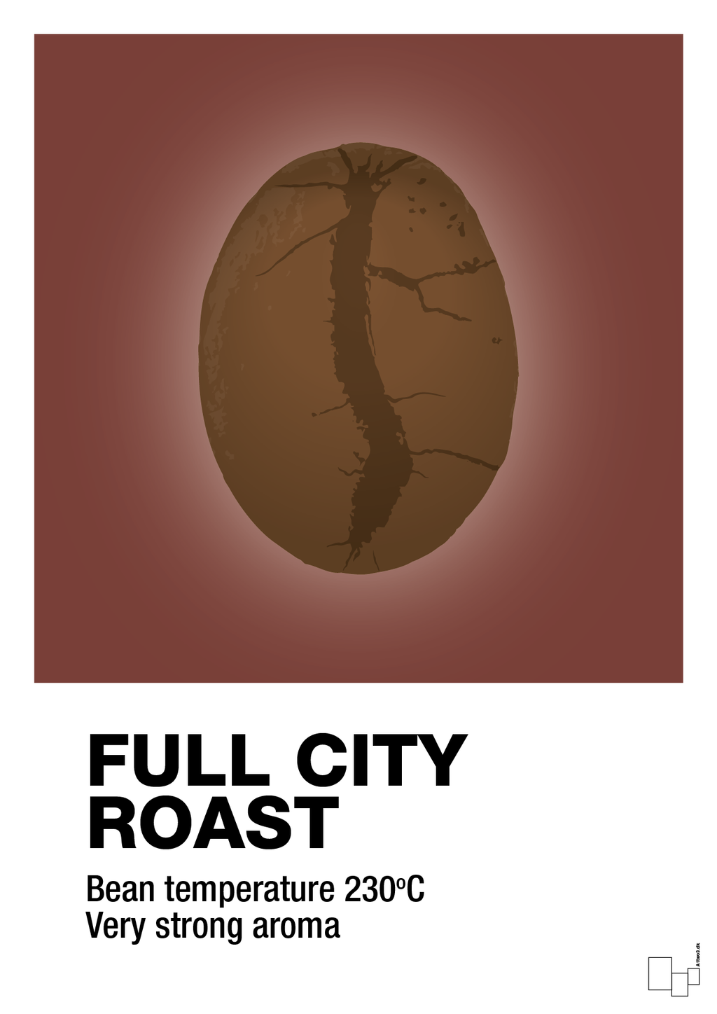 plakat: full city roast - red pepper-Kaffe-A1two3