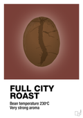 plakat: full city roast - red pepper-Kaffe-A1two3