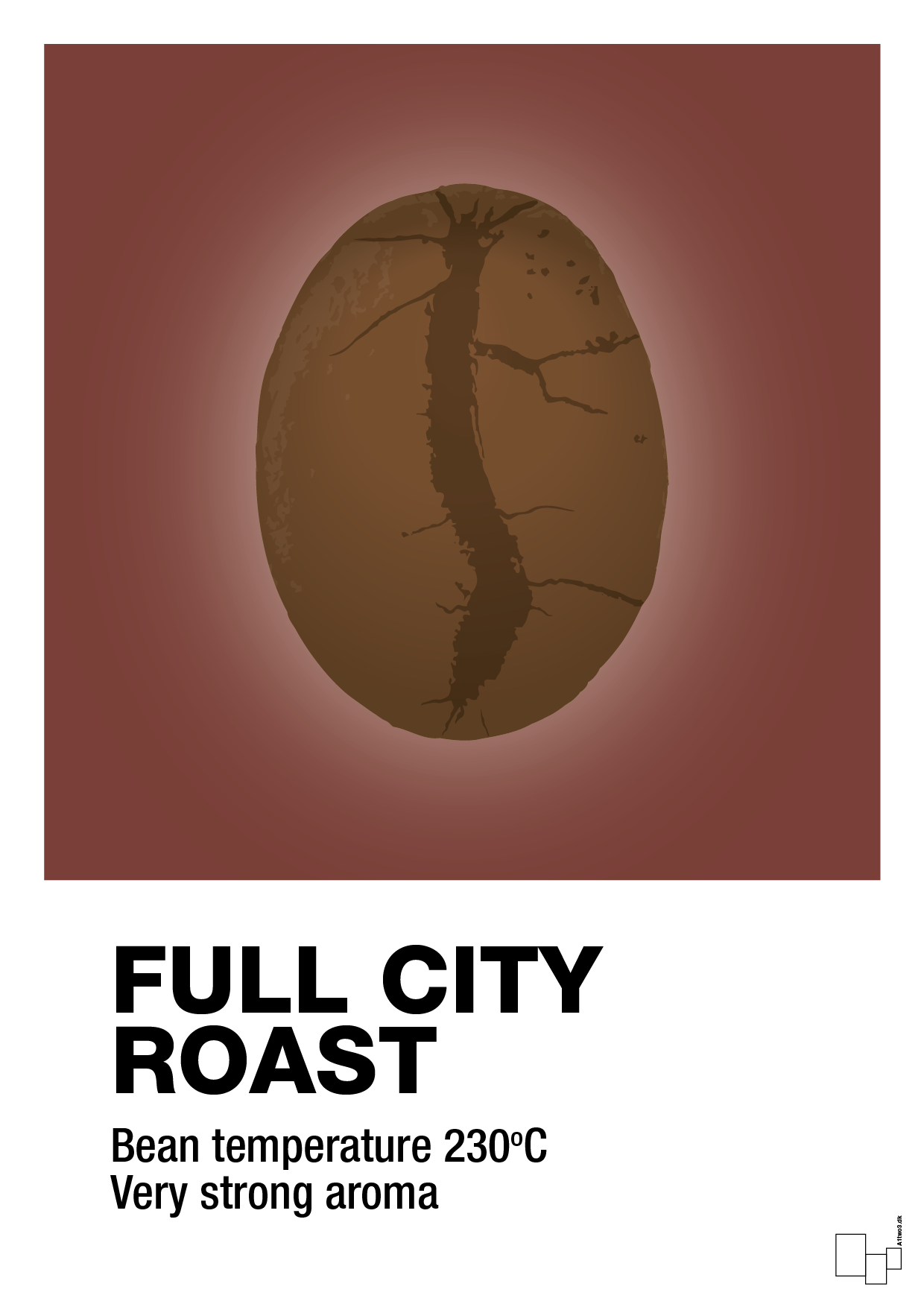 plakat: full city roast - red pepper-Kaffe-A1two3