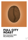 plakat: full city roast - rumba orange-Kaffe-A1two3