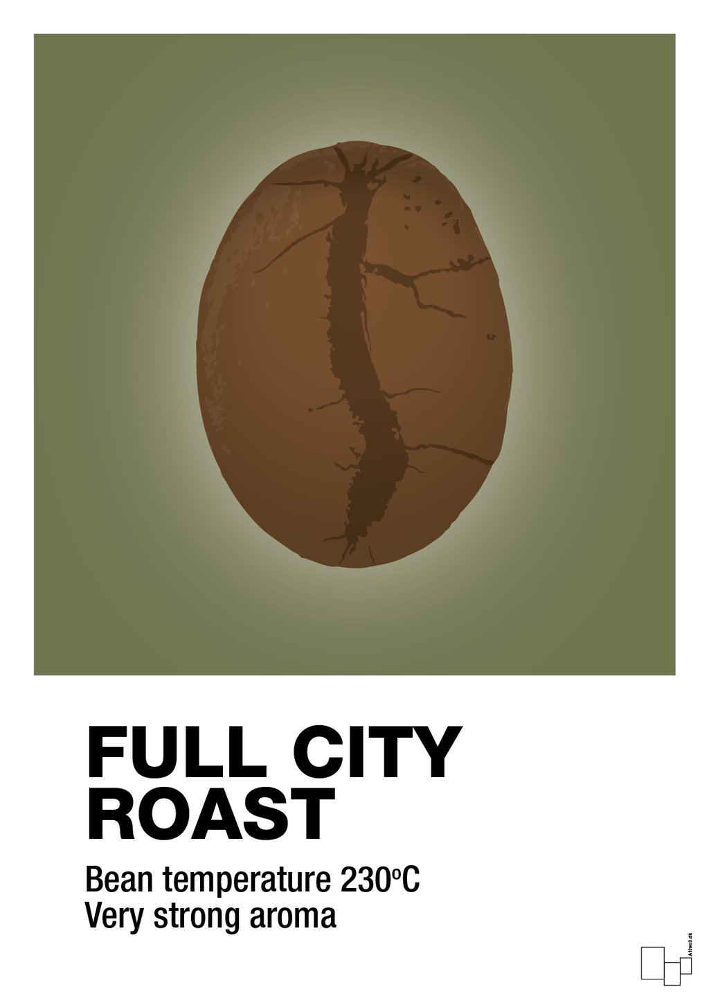 plakat: full city roast - secret meadow-Kaffe-A1two3