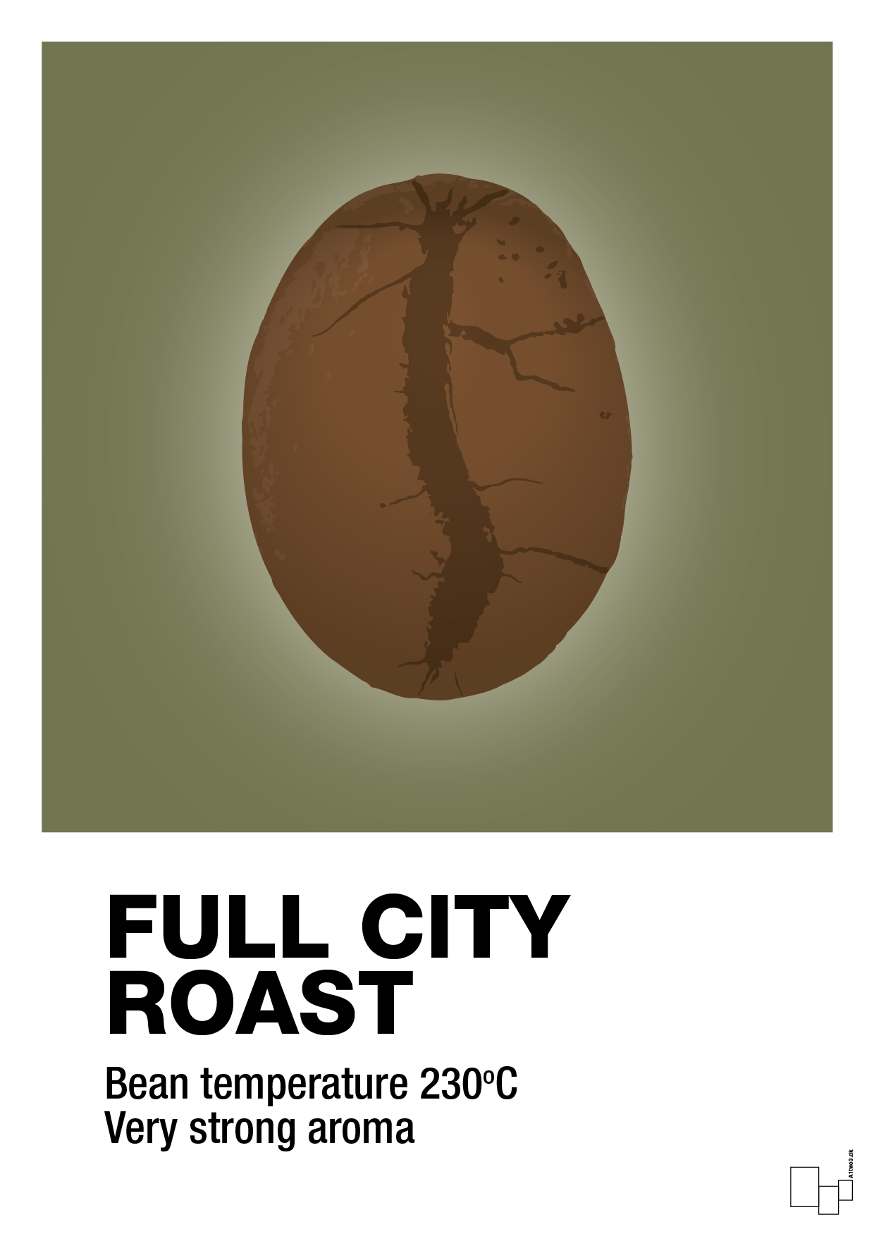 plakat: full city roast - secret meadow-Kaffe-A1two3