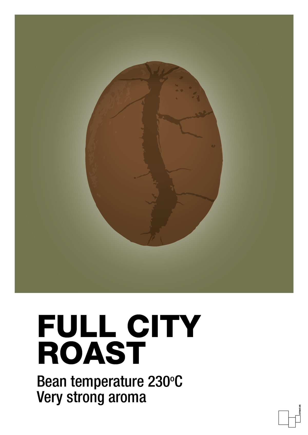 plakat: full city roast - secret meadow-Kaffe-A1two3