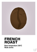 plakat: french roast - dusty lilac-Kaffe-A1two3