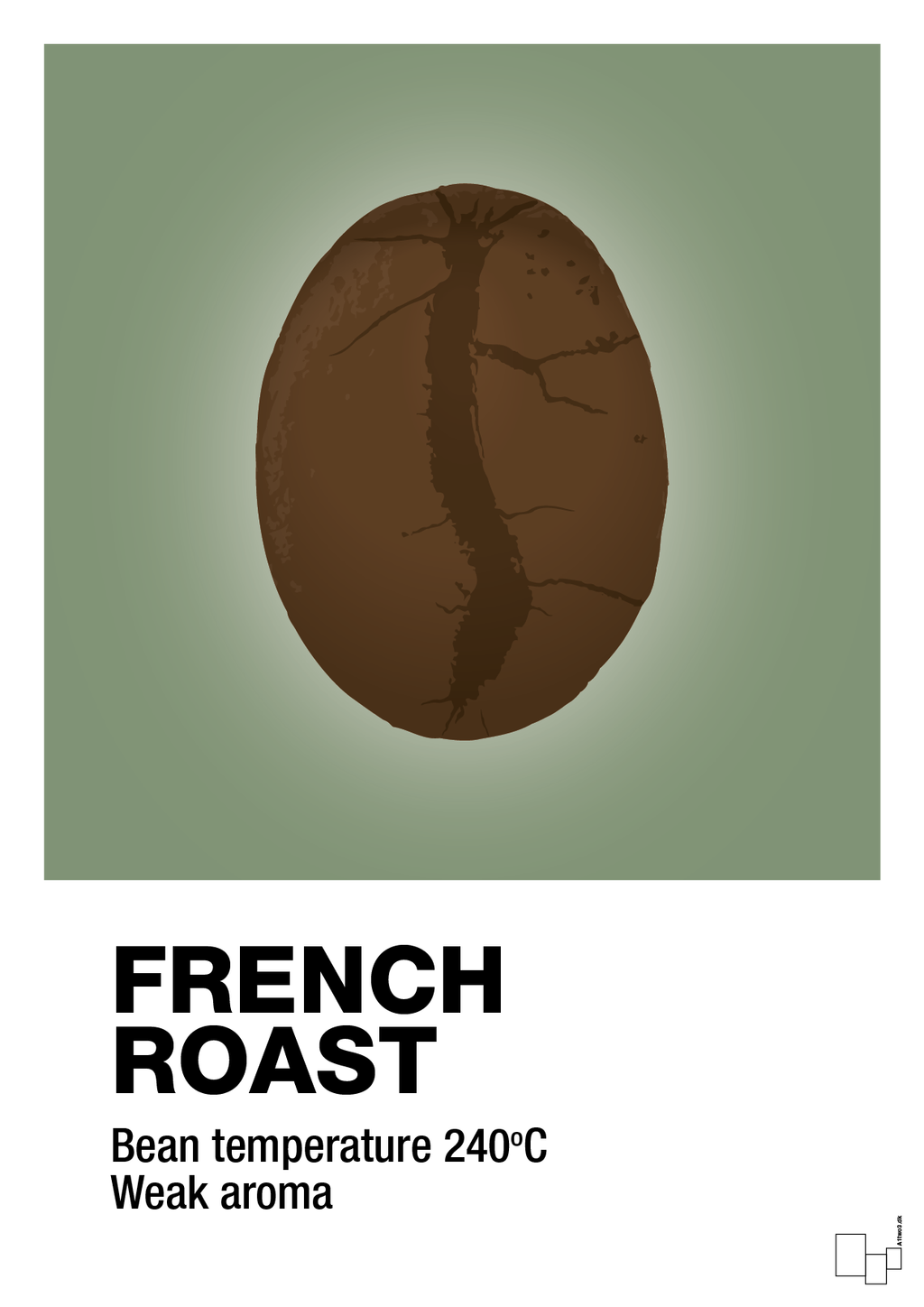 plakat: french roast - jade-Kaffe-A1two3