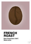plakat: french roast - light rose-Kaffe-A1two3