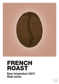 plakat: french roast - powder-Kaffe-A1two3