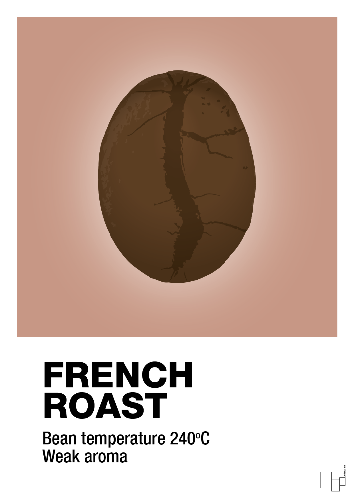 plakat: french roast - powder-Kaffe-A1two3