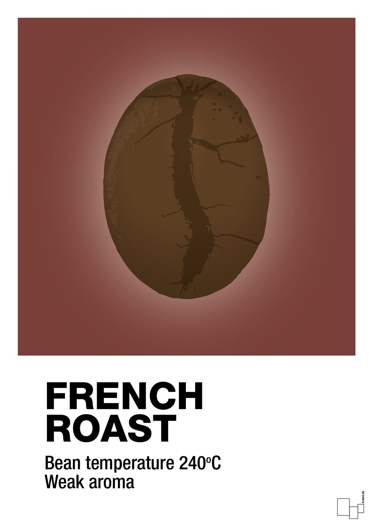 plakat: french roast - red pepper-Kaffe-A1two3