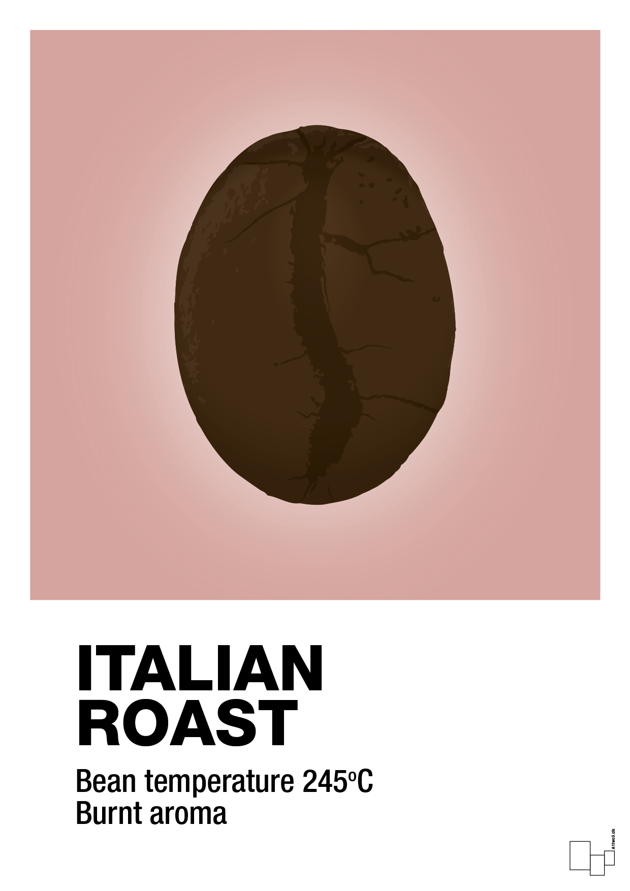 plakat: italian roast - bubble shell-Kaffe-A1two3