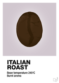 plakat: italian roast - dusty lilac-Kaffe-A1two3