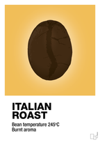 plakat: italian roast - honeycomb-Kaffe-A1two3
