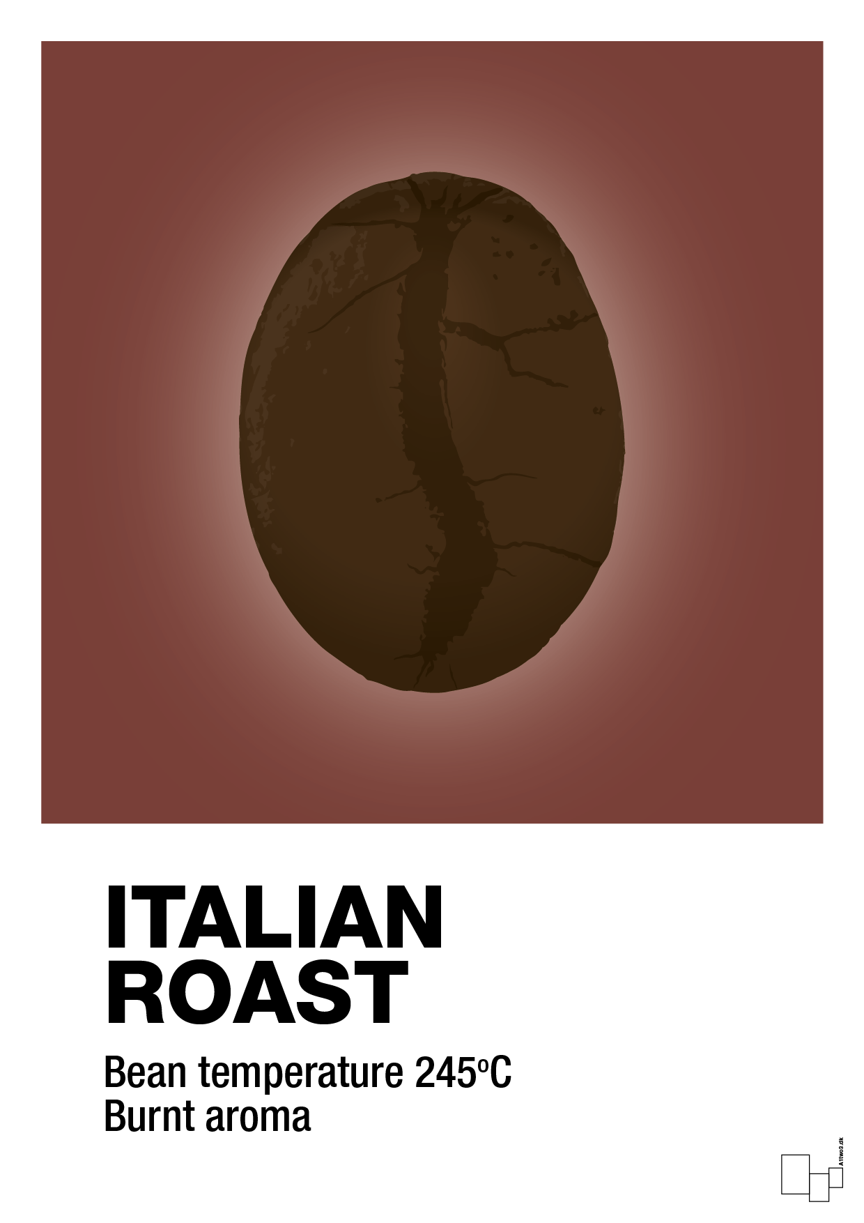 plakat: italian roast - red pepper-Kaffe-A1two3
