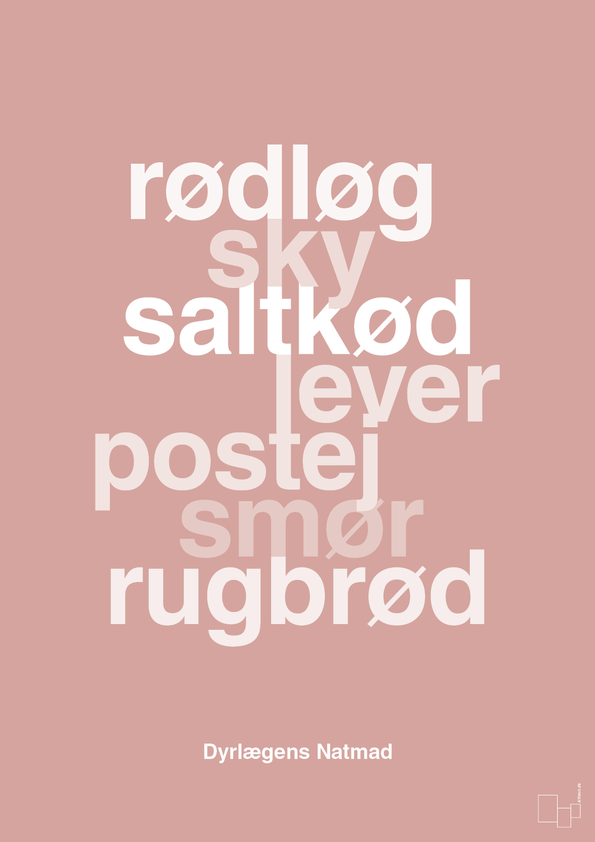 plakat: dyrelægens natmad - bubble shell-Opskrifter-A1two3
