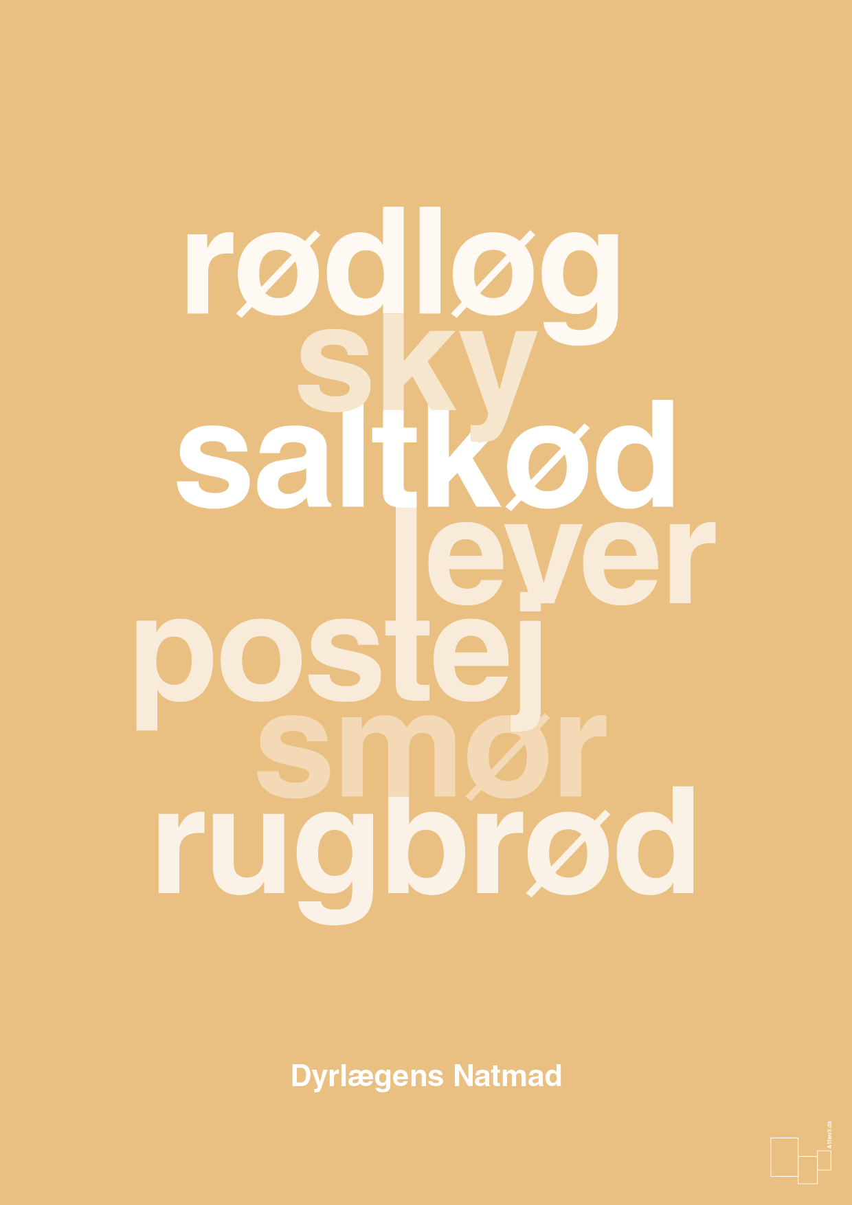 plakat: dyrelægens natmad - charismatic-Opskrifter-A1two3