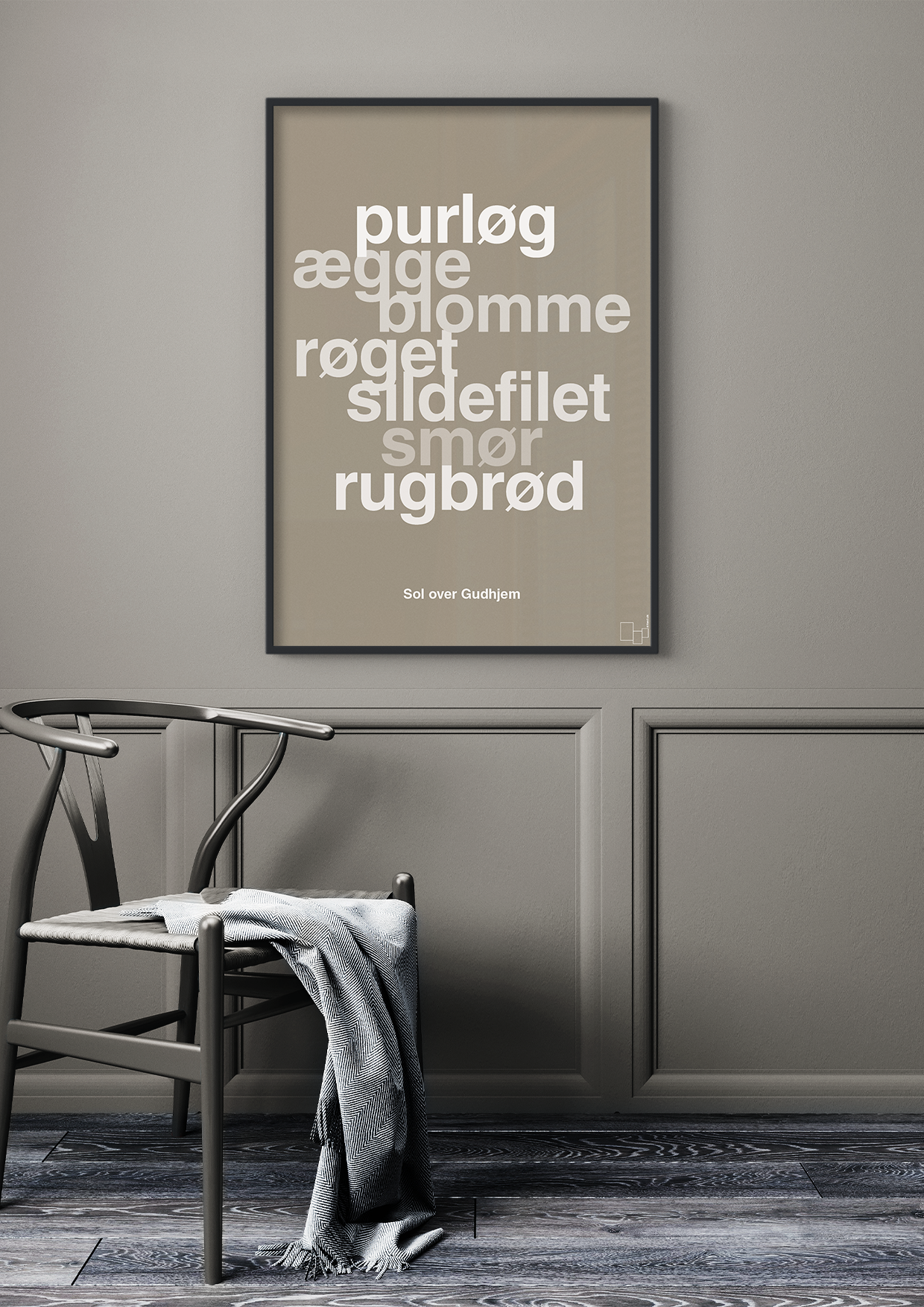 plakat: sol over gudhjem - creamy mushroom-Opskrifter-A1two3