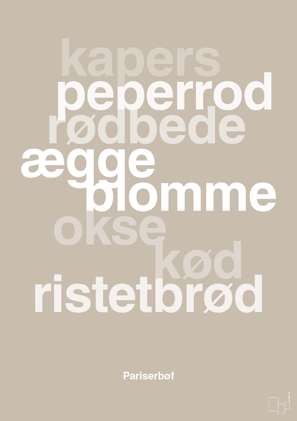 plakat: pariserbøf - creamy mushroom-Opskrifter-A1two3