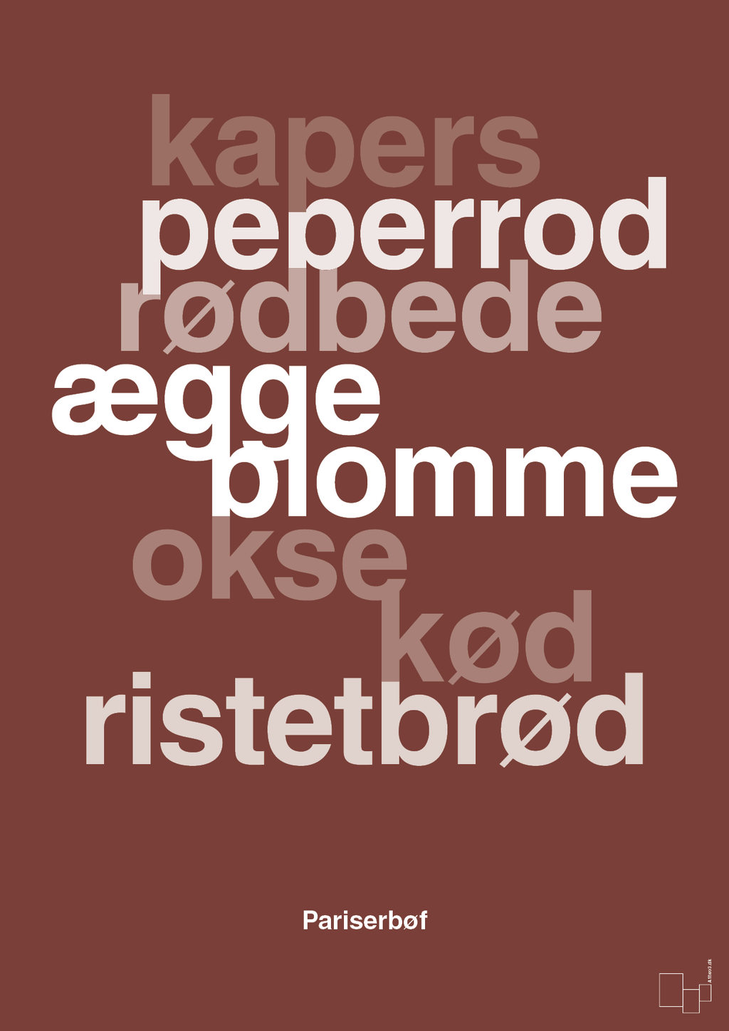 plakat: pariserbøf - red pepper-Opskrifter-A1two3