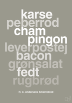 plakat: hc andersens smørrebrød - battleship gray-Opskrifter-A1two3