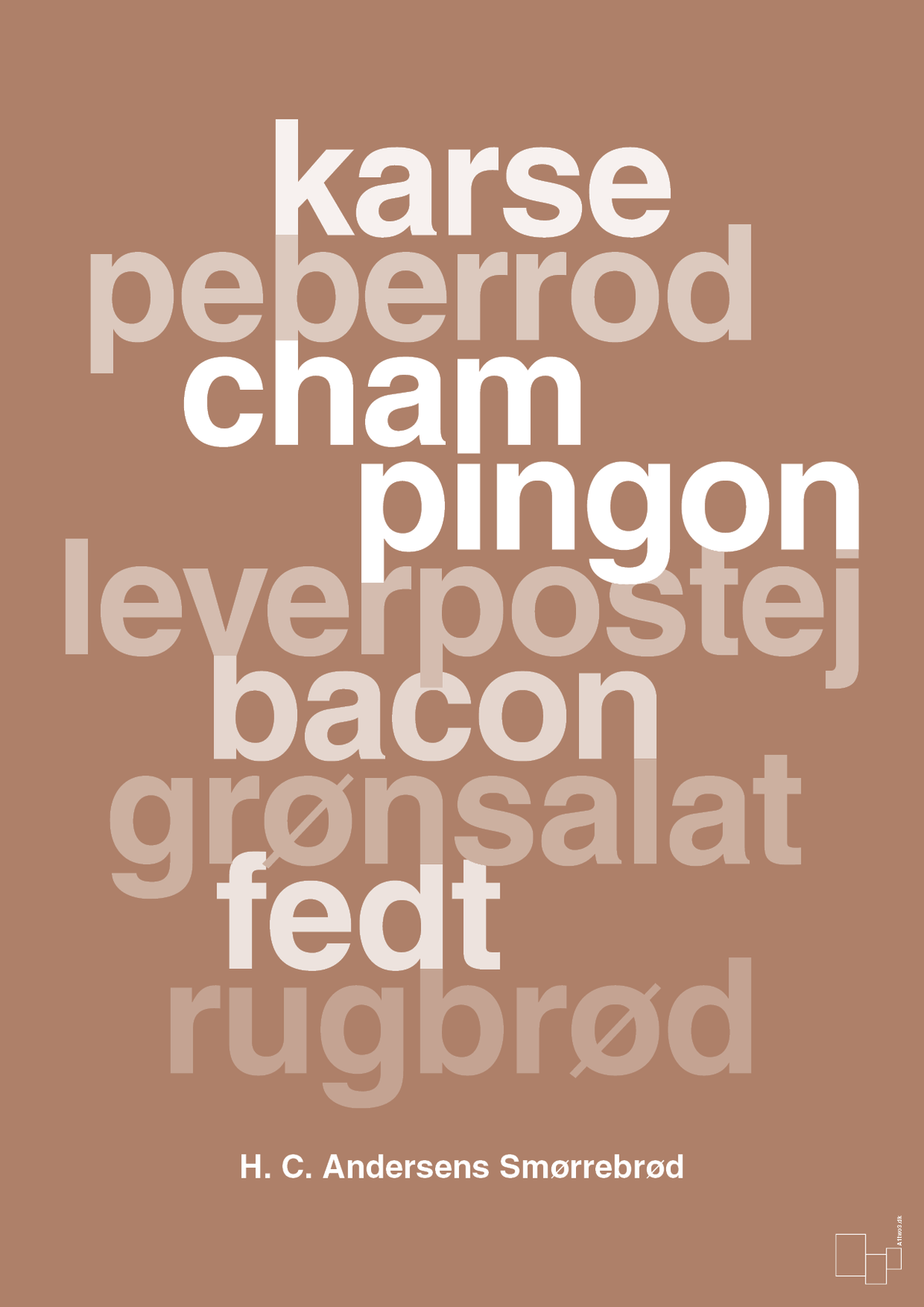 plakat: hc andersens smørrebrød - cider spice-Opskrifter-A1two3