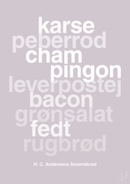 plakat: hc andersens smørrebrød - dusty lilac-Opskrifter-A1two3