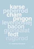 plakat: hc andersens smørrebrød - heavenly blue-Opskrifter-A1two3