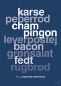 plakat: hc andersens smørrebrød - lapis blue-Opskrifter-A1two3
