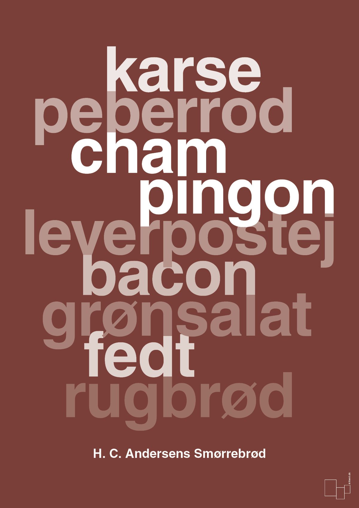 plakat: hc andersens smørrebrød - red pepper-Opskrifter-A1two3