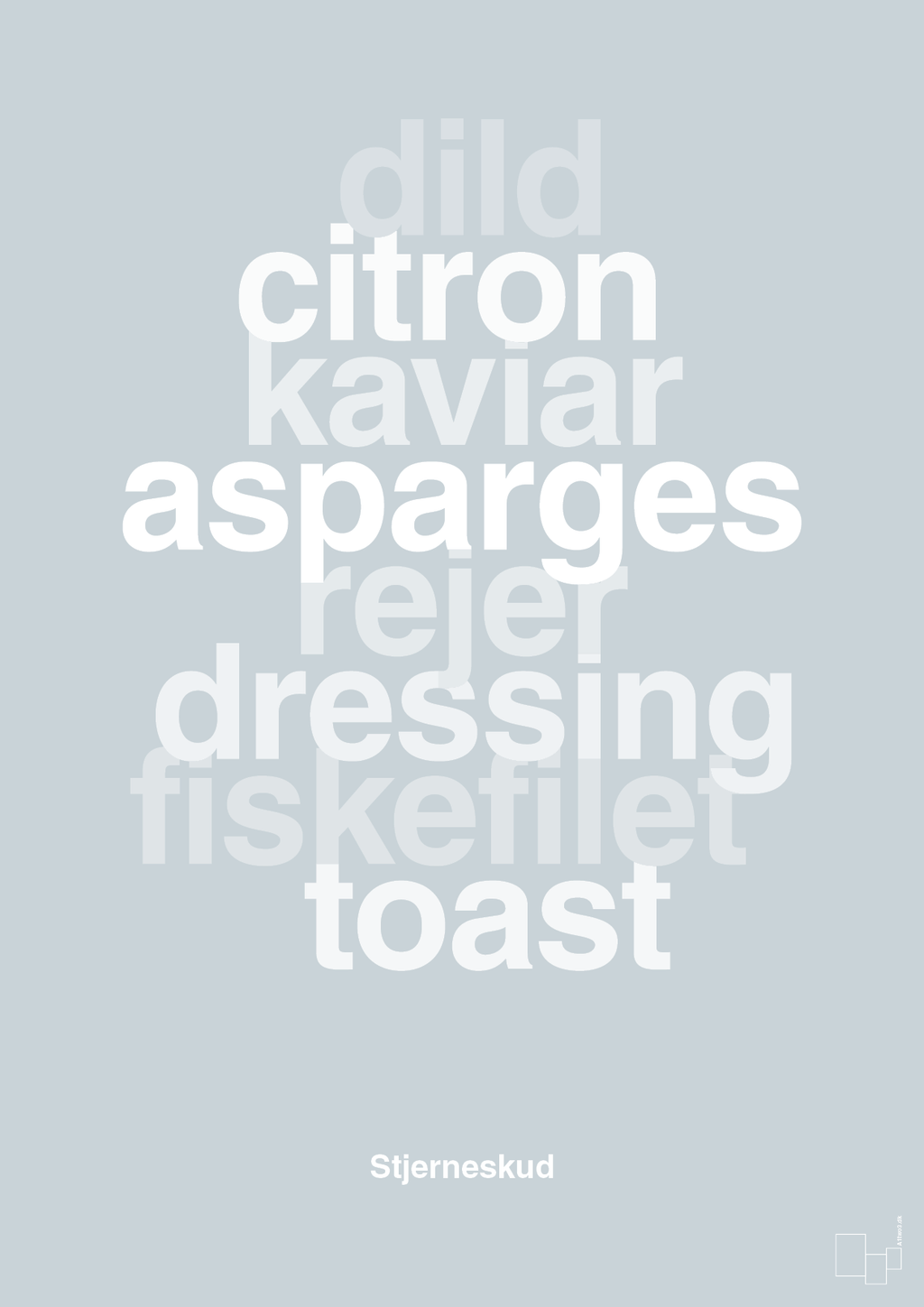 plakat: stjerneskud - light drizzle-Opskrifter-A1two3