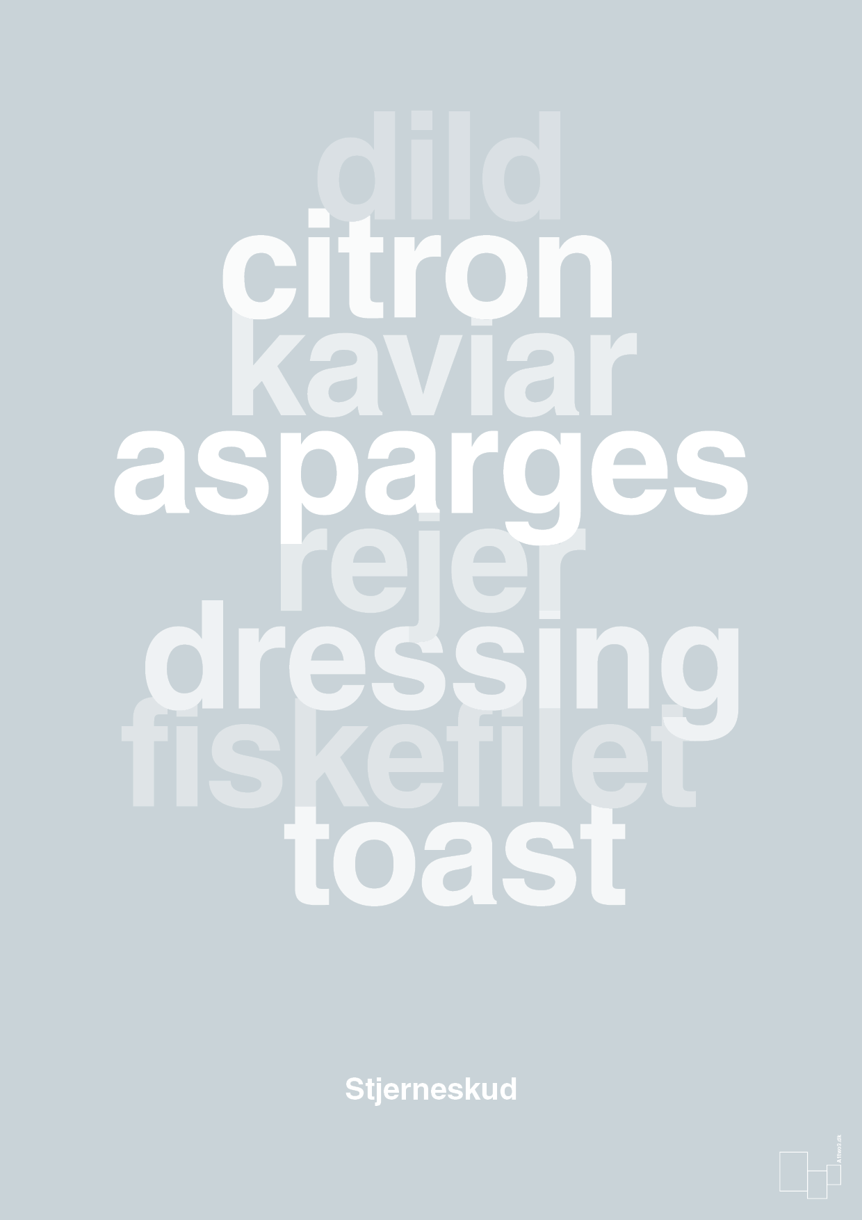 plakat: stjerneskud - light drizzle-Opskrifter-A1two3