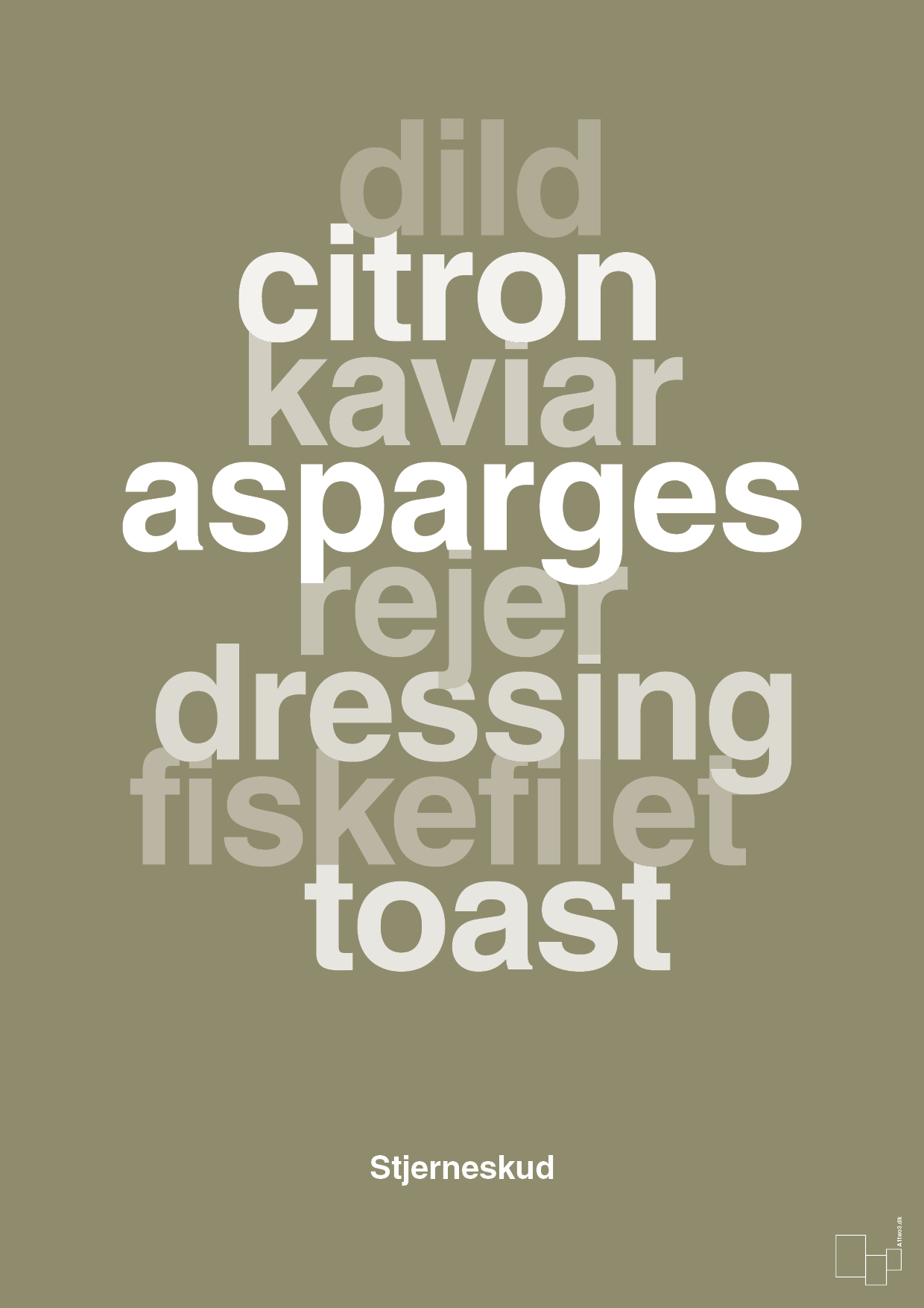 plakat: stjerneskud - misty forrest-Opskrifter-A1two3