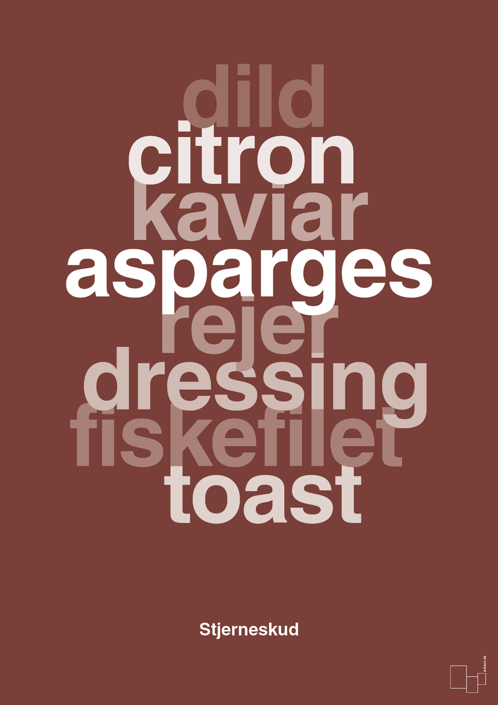 plakat: stjerneskud - red pepper-Opskrifter-A1two3