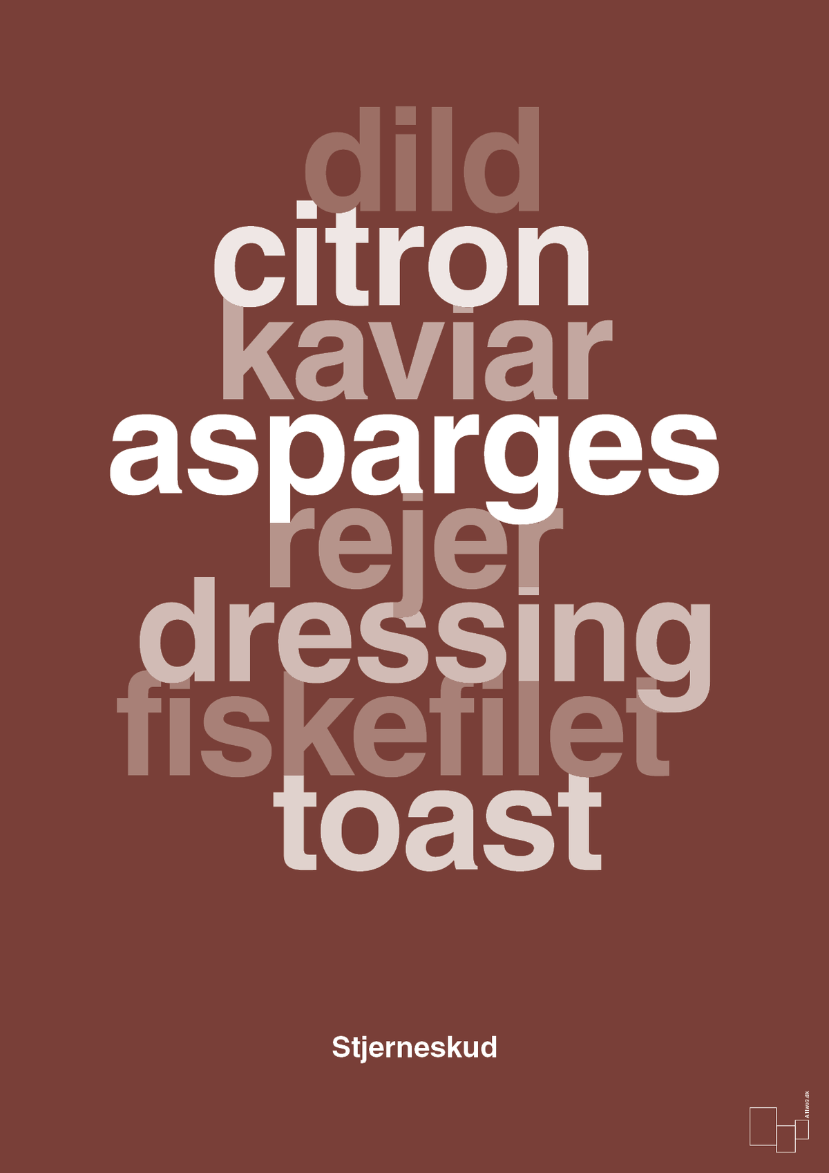 plakat: stjerneskud - red pepper-Opskrifter-A1two3