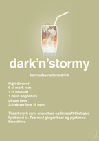 plakat: dark'n'stormy - back to nature-Cocktails-A1two3